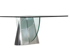 J Wade Beam Modern Glass Pinnacle Table by J Wade Beam - 3011633