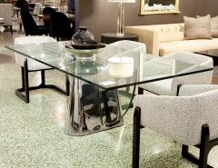 J Wade Beam Modern Glass Pinnacle Table by J Wade Beam - 3011637