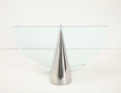 J Wade Beam Polished Steel Pinnacle Dining Table by J Wade Beam for Brueton - 4088458