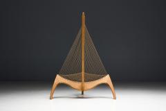 J rgen H velskov Harp Chair by J rgen H velskov for Christensen Larsen Denmark 1960s - 4632390