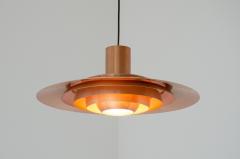 J rgen Kastholm Preben Fabricius Large ceiling lamp mod P367 in copper colored metal  - 2776684