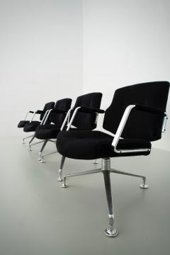 J rgen Kastholm Preben Fabricius Set of 4 FK 84 Armchairs by Fabricius and Kastholm for Kill Int Denmark 1962 - 3188450