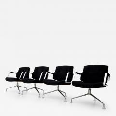 J rgen Kastholm Preben Fabricius Set of 4 FK 84 Armchairs by Fabricius and Kastholm for Kill Int Denmark 1962 - 3190457