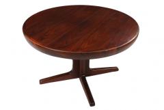 J rgen Linde c1970 J rgen Linde round rosewood dining table Denmark - 3470804