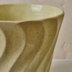 JA Bauer Midcentury Speckle Glazed Mint Ceramic Bauer Planter - 4291838
