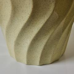 JA Bauer Midcentury Speckle Glazed Mint Ceramic Bauer Planter - 4291842