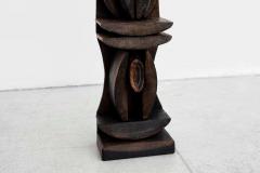 JACKY DE MAEYER WOOD TOTEM SCULPTURE - 1578258