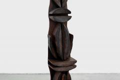 JACKY DE MAEYER WOOD TOTEM SCULPTURE - 1578259