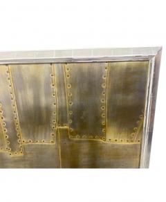 JAMES A BUCHMEN MONUMENTAL STEEL VERTICALS FRAMED METAL WALL SCULPTURE BY JAMES BUCHMAN - 4694448