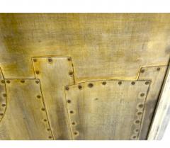 JAMES A BUCHMEN MONUMENTAL STEEL VERTICALS FRAMED METAL WALL SCULPTURE BY JAMES BUCHMAN - 4694454