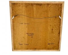 JAMES A BUCHMEN MONUMENTAL STEEL VERTICALS FRAMED METAL WALL SCULPTURE BY JAMES BUCHMAN - 4694455