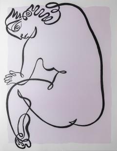 JEAN NEGULESCO JEAN NEGULESCO CONTINUOUS LINE DRAWINGS PINK - 1360595