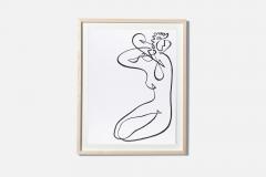 JEAN NEGULESCO Jean Negulesco Continuous Line Drawings - 4059918