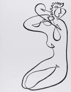 JEAN NEGULESCO Jean Negulesco Continuous Line Drawings - 4059920