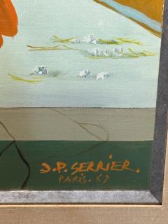 JEAN PIERRE SERRIER FRENCH SURREALIST FEMALE PORTRAIT LANDSCAPE BY JEAN PIERRE SERRIER - 4453180