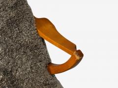 JIO M bler Chaise Lounge Gray Shearling Elm Sweden 1960s - 4595678
