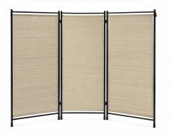 JM Szymanski Horsehair Textile Folding Screen - 4770575