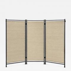 JM Szymanski Horsehair Textile Folding Screen - 4770607