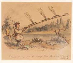 JOHN LEECH Framed Watercolor By Illustrator John Leech - 4138888