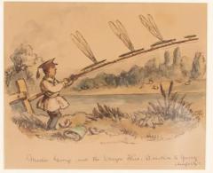 JOHN LEECH Framed Watercolor By Illustrator John Leech - 4138890