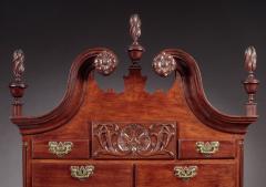 JONATHAN SHOEMAKER CHIPPENDALE CHEST ON CHEST SIGNED BY JONATHAN SHOEMAKER - 3734805