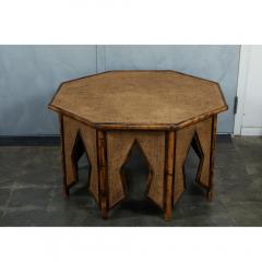 JW Custom Line Tiger Bamboo Octagonal Coffee Table - 1584614