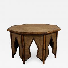 JW Custom Line Tiger Bamboo Octagonal Coffee Table - 1584883