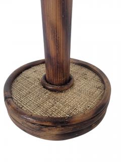 JW Custom Line Tiger Rattan Bamboo Martini Table - 4761456