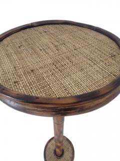 JW Custom Line Tiger Rattan Bamboo Martini Table - 4761457