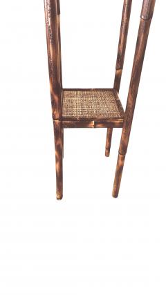 JW Custom Line Tiger Rattan Bamboo Plant Stand - 4761460
