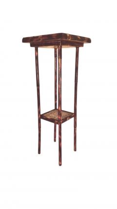 JW Custom Line Tiger Rattan Bamboo Plant Stand - 4761907