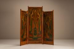 Jaap Gidding Art Deco Amsterdam School Room Divider attr to Jaap Gidding The Netherlands - 4406322