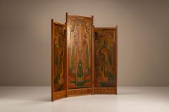 Jaap Gidding Art Deco Amsterdam School Room Divider attr to Jaap Gidding The Netherlands - 4406331