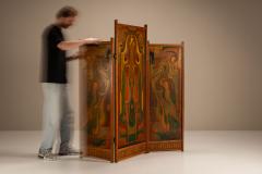 Jaap Gidding Art Deco Amsterdam School Room Divider attr to Jaap Gidding The Netherlands - 4406341