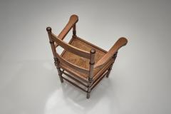 Jac Levee Amsterdamse School Oak Chair by Jac Levee The Netherlands 1930s - 4543405