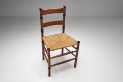Jac Levee Wood and Wicker Chair by N V Jac Levee The Netherlands Early 20th Century - 4685202