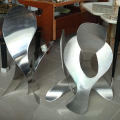 Jack Arnold Two Stainless Steel Abstract Sculptures Jack Arnold - 4604954