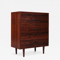 Jack Cartwright Jack Cartwright Brazilian Rosewood Highboy Dresser for Founders - 4595232