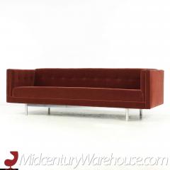 Jack Cartwright Jack Cartwright Mid Century Chrome and Mohair Sofa - 3694331