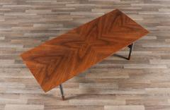 Jack Cartwright Jack Cartwright Steel Walnut Coffee Table for Founders - 3892131