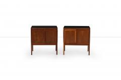 Jack Cartwright Jack Cartwright for Founders Furniture Walnut and Slate Nightstands 1960 - 4207290