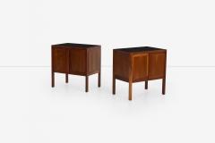 Jack Cartwright Jack Cartwright for Founders Furniture Walnut and Slate Nightstands 1960 - 4207295