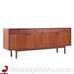 Jack Cartwright Jack Cartwright for Founders Mid Century Cane and Walnut Credenza Hutch - 3684576