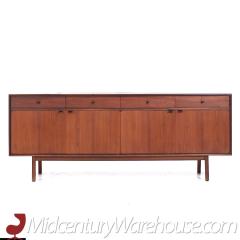 Jack Cartwright Jack Cartwright for Founders Mid Century Cane and Walnut Credenza Hutch - 3684577