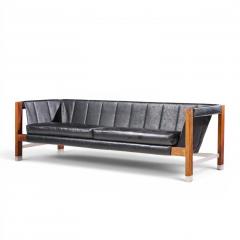 Jack Cartwright Jack Cartwright for Founders Mid Century Rosewood Leather Sling Sofa - 4651026