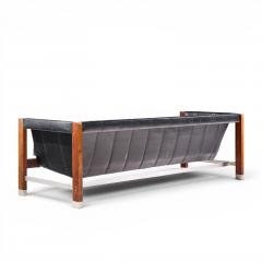 Jack Cartwright Jack Cartwright for Founders Mid Century Rosewood Leather Sling Sofa - 4651027