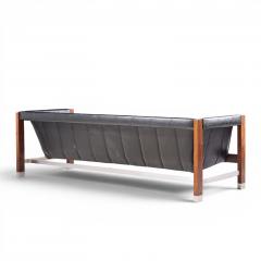 Jack Cartwright Jack Cartwright for Founders Mid Century Rosewood Leather Sling Sofa - 4651032