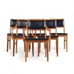 Jack Cartwright Jack Cartwright for Founders Mid Century Walnut Dining Chairs Set of 6 - 4443208