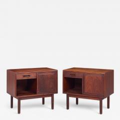 Jack Cartwright Jack Cartwright for Founders Mid Century Walnut Nightstands Pair - 4256401