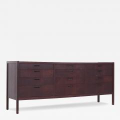 Jack Cartwright Jack Cartwright for Founders Style Mid Century Walnut 12 Drawer Dresser - 4159332